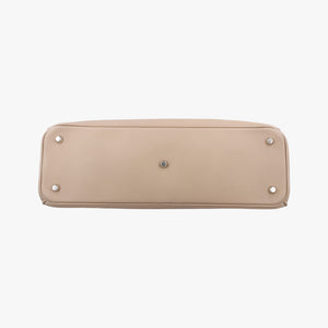 Pre-owned Christian Dior Diorissimo Beige Leather shoulderbag | stylenewstar