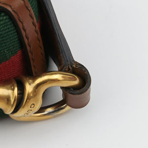 Secondhand Gucci Lady Web Brown canvas×leather 384821 shoulderbag | stylenewstar