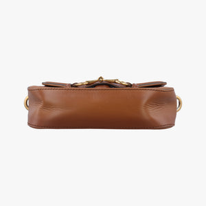 Secondhand Gucci Lady Web Brown canvas×leather 384821 shoulderbag | stylenewstar