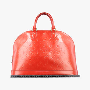 Pre-owned Louis Vuitton Alma GM Rose Pop Vernis M93625 handbag | stylenewstar