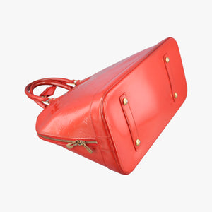 Pre-owned Louis Vuitton Alma GM Rose Pop Vernis M93625 handbag | stylenewstar