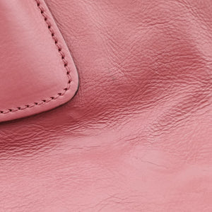 Pre-owned Prada Twin Pocket Winged Tote Pink Leather BN2619 shoulderbag | stylenewstar