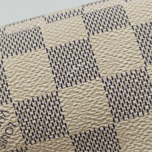 Pre-owned Louis Vuitton Neverfull MM Azur Damier Canvas N51107 handbag | stylenewstar