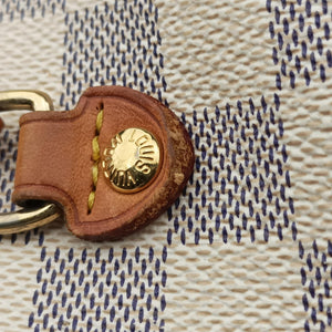 Pre-owned Louis Vuitton Neverfull MM Azur Damier Canvas N51107 handbag | stylenewstar