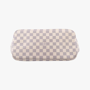 Pre-owned Louis Vuitton Neverfull MM Azur Damier Canvas N51107 handbag | stylenewstar