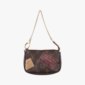 Pre-owned Louis Vuitton Mini Pochette Accessoires Brown Monogram Canvas M63798 handbag | stylenewstar