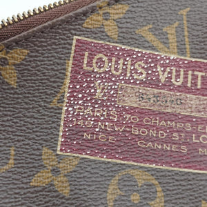 Pre-owned Louis Vuitton Mini Pochette Accessoires Brown Monogram Canvas M63798 handbag | stylenewstar