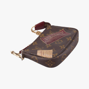Pre-owned Louis Vuitton Mini Pochette Accessoires Brown Monogram Canvas M63798 handbag | stylenewstar