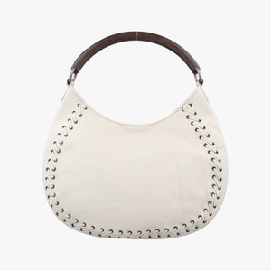 Pre-owned Christian Dior Ethnic Hobo White Leather handbag | stylenewstar