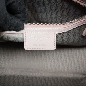 Pre-owned Christian Dior Lady Dior Pink lambskin shoulderbag | stylenewstar