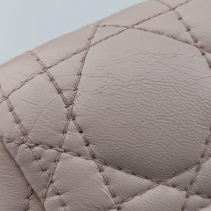 Pre-owned Christian Dior Lady Dior Pink lambskin shoulderbag | stylenewstar