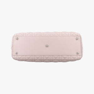 Pre-owned Christian Dior Lady Dior Pink lambskin shoulderbag | stylenewstar