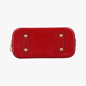 Pre-owned Louis Vuitton Alma BB CERISE Vernis M90174 shoulderbag | stylenewstar