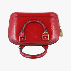 Pre-owned Louis Vuitton Alma BB CERISE Vernis M90174 shoulderbag | stylenewstar