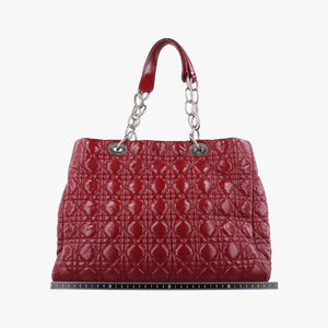 Pre-owned Christian Dior Dior Soft Red patent shoulderbag | stylenewstar