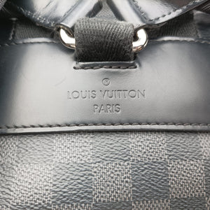 Vintage Louis Vuitton ChristopherPM Graphite Coated Canvas × Leather N41379 backpack/rucksack | stylenewstar