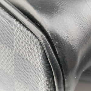 Vintage Louis Vuitton ChristopherPM Graphite Coated Canvas × Leather N41379 backpack/rucksack | stylenewstar