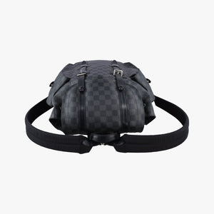 Vintage Louis Vuitton ChristopherPM Graphite Coated Canvas × Leather N41379 backpack/rucksack | stylenewstar