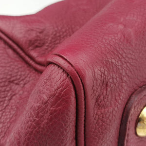 Pre-owned Louis Vuitton Speedy Bandouliere 25 Aurore Purple Monogram Empreinte M40764 handbag | stylenewstar