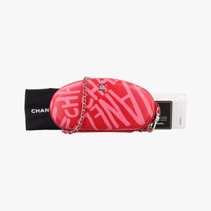 Pre-owned Chanel Coco Neige Convertible Zip Around Sunglasses Case Red Leather AP2368 handbag | stylenewstar