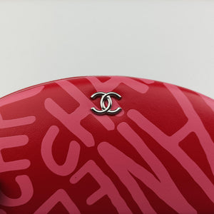 Pre-owned Chanel Coco Neige Convertible Zip Around Sunglasses Case Red Leather AP2368 handbag | stylenewstar