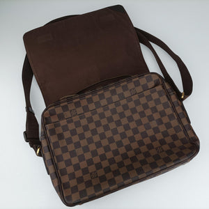 Pre-owned Louis Vuitton SHELTON EBENE Damier Canvas N41149 shoulderbag | stylenewstar