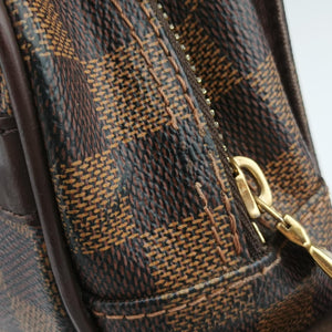 Pre-owned Louis Vuitton SHELTON EBENE Damier Canvas N41149 shoulderbag | stylenewstar