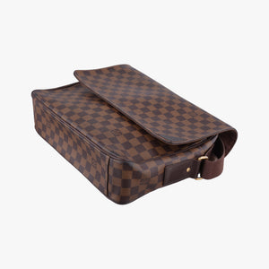 Pre-owned Louis Vuitton SHELTON EBENE Damier Canvas N41149 shoulderbag | stylenewstar