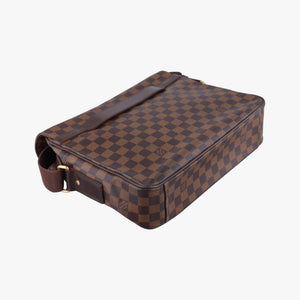Pre-owned Louis Vuitton SHELTON EBENE Damier Canvas N41149 shoulderbag | stylenewstar