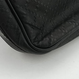 Pre-owned Gucci Diamante Black leather 201448 shoulderbag | stylenewstar
