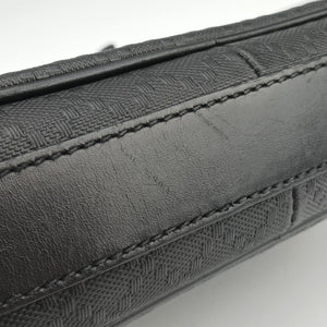 Pre-owned Gucci Diamante Black leather 201448 shoulderbag | stylenewstar