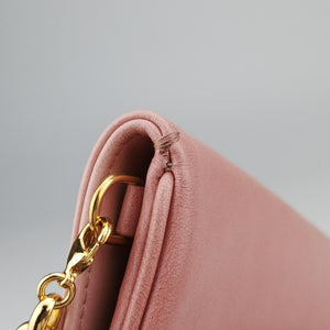Secondhand Christian Dior Diordouble Pink Leather shoulderbag | stylenewstar
