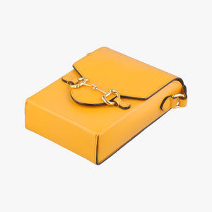 Vintage Gucci Horsebit 1955 Yellow Leather 625615 shoulderbag | stylenewstar