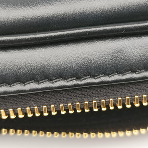 Secondhand Miu Miu logo Black leather bum bag/waist bag | stylenewstar