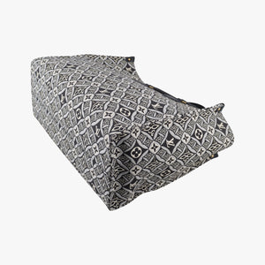 Vintage Louis Vuitton SINCE1854 On the Go GM Black×White jacquard canvas x leather M57207 shoulderbag | stylenewstar
