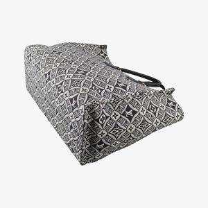 Vintage Louis Vuitton SINCE1854 On the Go GM Black×White jacquard canvas x leather M57207 shoulderbag | stylenewstar
