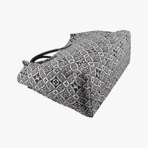 Vintage Louis Vuitton SINCE1854 On the Go GM Black×White jacquard canvas x leather M57207 shoulderbag | stylenewstar