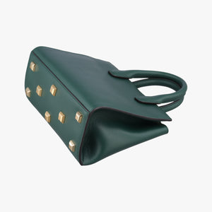 Pre-owned Ferragamo Studio Green Calfskin shoulderbag | stylenewstar
