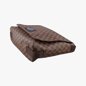 Pre-owned Louis Vuitton BROOKLYN GM EBENE Damier Canvas N51212 shoulderbag | stylenewstar