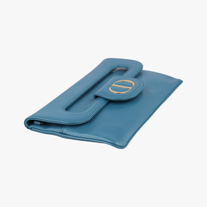 Pre-owned Christian Dior Diordouble Blue Leather shoulderbag | stylenewstar