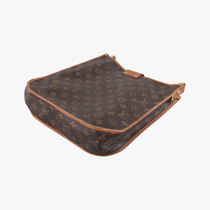 Pre-owned Louis Vuitton Musette brown×Green Monogram Perforated M95173 shoulderbag | stylenewstar