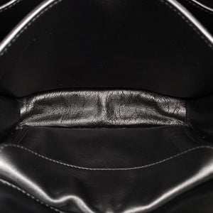 Pre-owned Prada Cahier Black Leather 1BD045 shoulderbag | stylenewstar