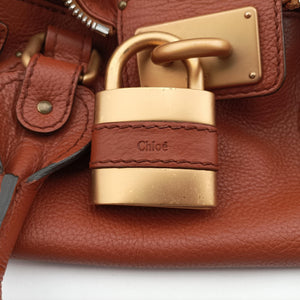 Vintage Chloe Paddington Brown Leather handbag | stylenewstar