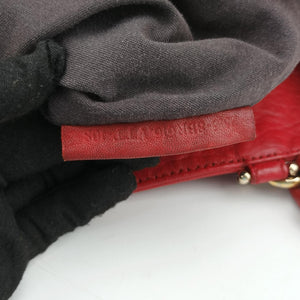 Secondhand Fendi Mia Red Leather 8BR616 shoulderbag | stylenewstar