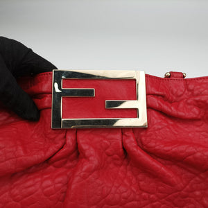 Secondhand Fendi Mia Red Leather 8BR616 shoulderbag | stylenewstar