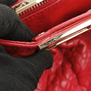 Secondhand Fendi Mia Red Leather 8BR616 shoulderbag | stylenewstar