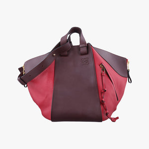 Pre-owned Loewe hammock Red×burgundy leather shoulderbag | stylenewstar