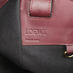 Pre-owned Loewe hammock Red×burgundy leather shoulderbag | stylenewstar