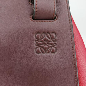 Pre-owned Loewe hammock Red×burgundy leather shoulderbag | stylenewstar