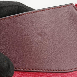 Pre-owned Loewe hammock Red×burgundy leather shoulderbag | stylenewstar